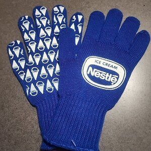 Nestle Ice Cream Gloves Employee Work Gloves
